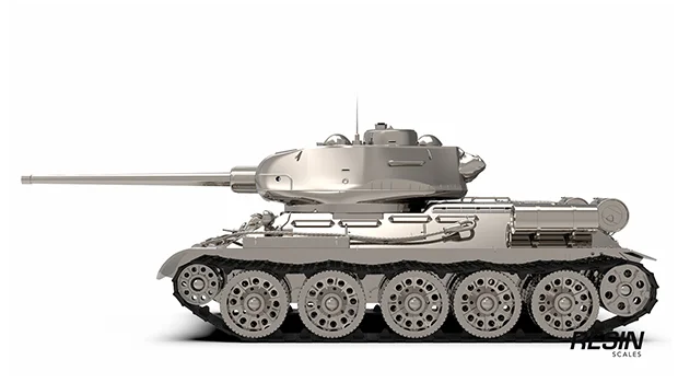 T-34-85 Soviet medium tank 1:35 scale resin kit